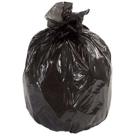 PARTNERS BRAND 15 gal Trash Bags, 32 in x 24 in, Black, 250 PK CL5002